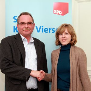 Udo Schiefner und Annalena Jahny