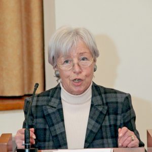 Marie-Luise Morawietz, auf dem letzten Neujahrsempfang des OV Viersen (2012)