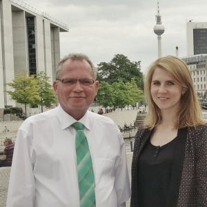 Im Bild: Udo Schiefner und Julia Leshchina