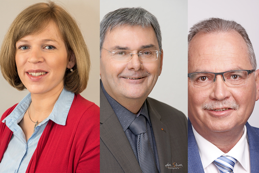 Annalena Rönsberg, Hans Smolenaers und Udo Schiefner.